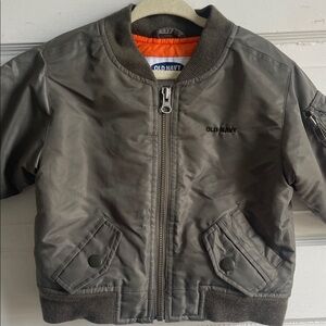 Old Navy Kids Bomber Jacket - Olive Green